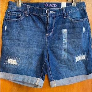 Girls jean shorts